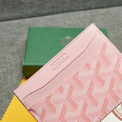 goyard cardholder pink|Goyard card holder price 2024.